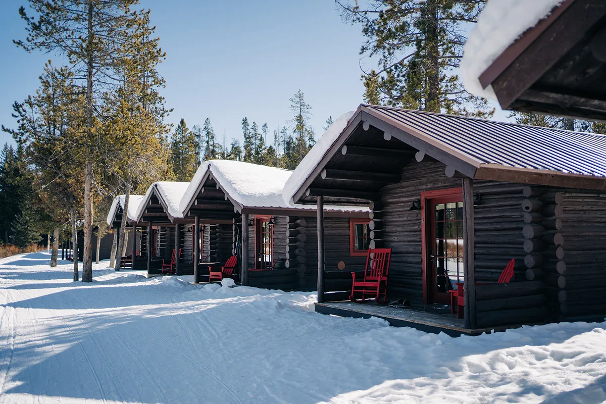 Winter morning at Turpin Meadow Ranch before departure